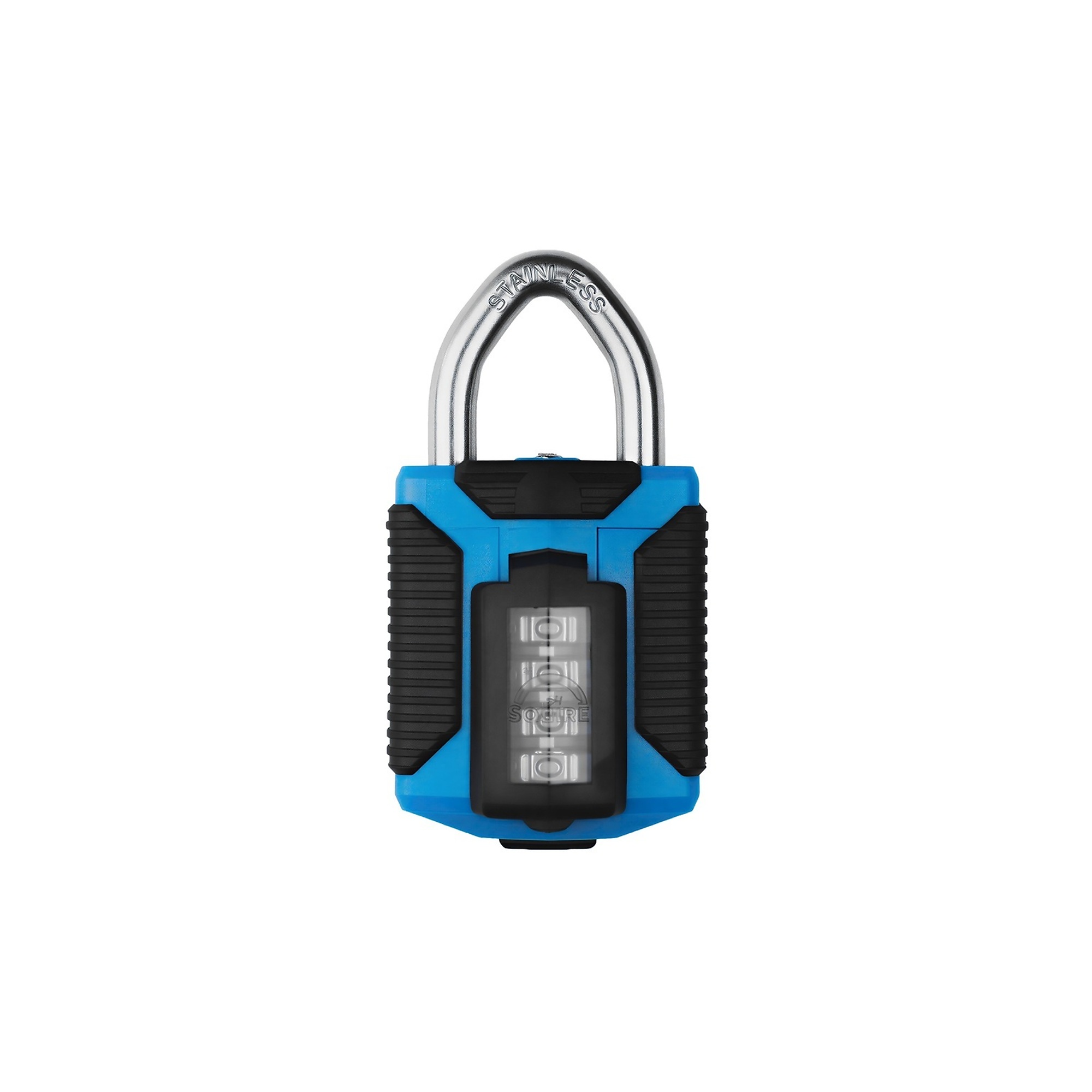 Squire Locks Marine All Terrain Combination Padlock — Rustproof, 40mm, 4-Wheel, Model# SQ-CP40ATLS